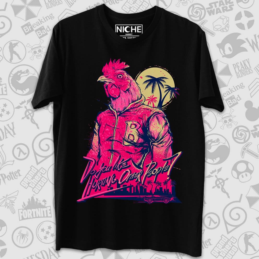 تیشرت Hotline Miami طرح Hurting People — تصویر ۲