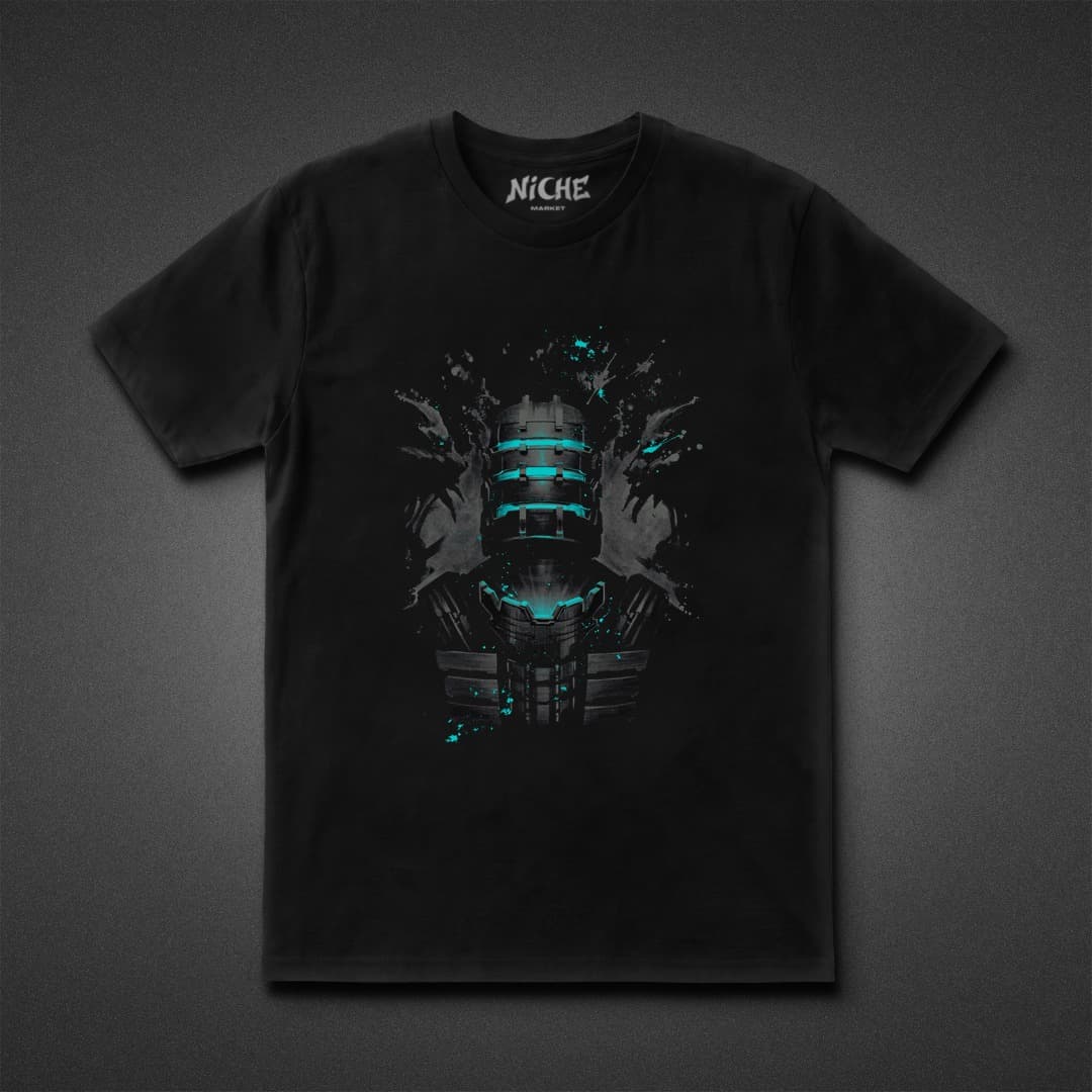تیشرت Dead space طرح Isaac Grunge and Health Bar — تصویر ۴
