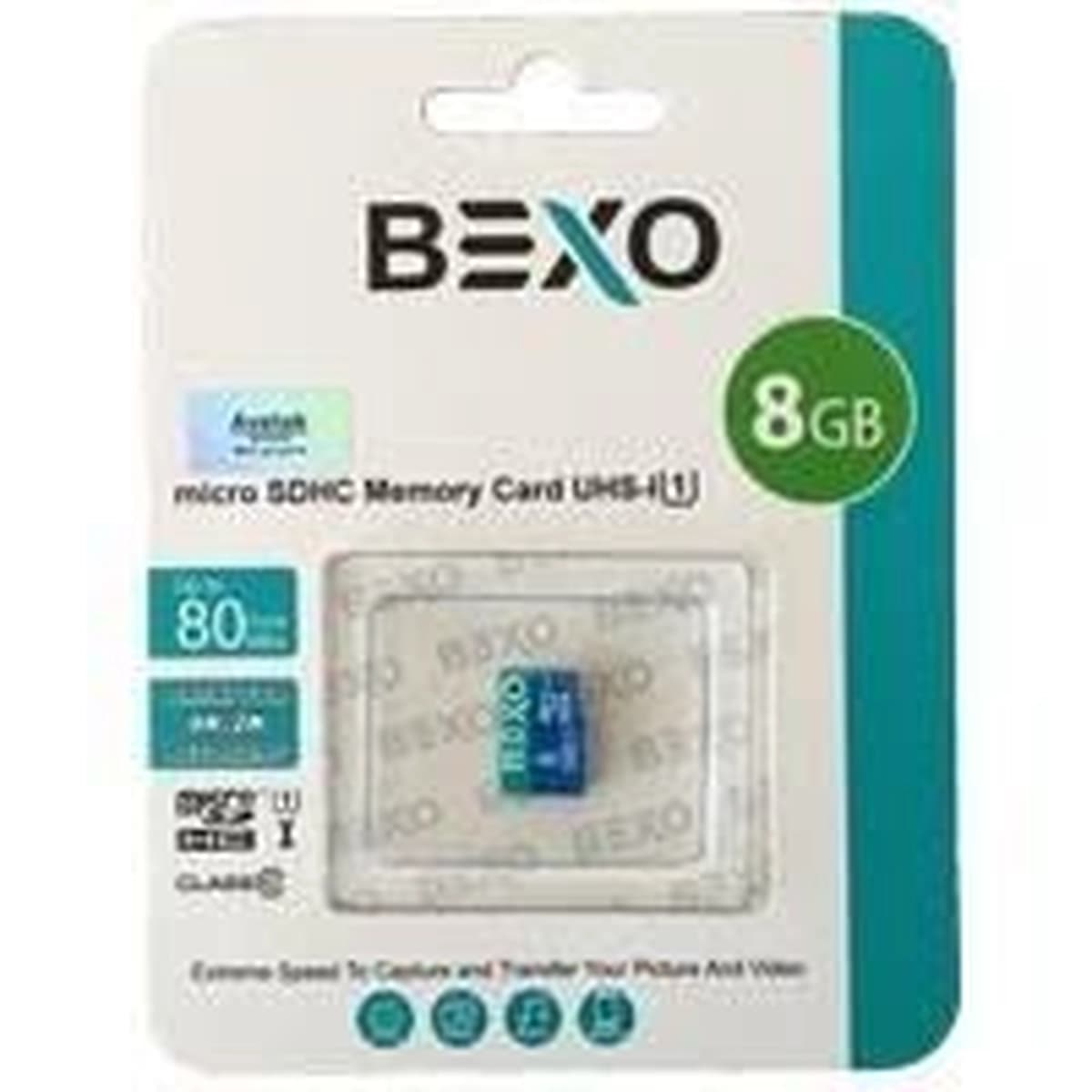 رم میکرو 8 گیگ بکسو مدل BEXO 300X 8 GB — تصویر ۲