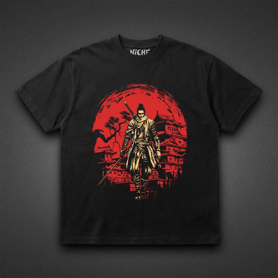 تیشرت Sekiro طرح The Wolf Silhouette — تصویر ۲