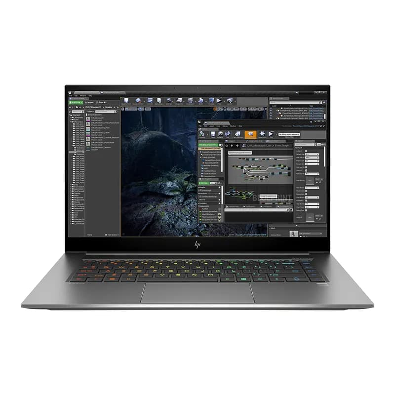 لپ تاپ اچ پی HP Zbook Studio 15 G8 | Core i7-11850H | 32G | 1TB | 8GB RTX 3070| 15.6″FHD (استوک) — تصویر ۲