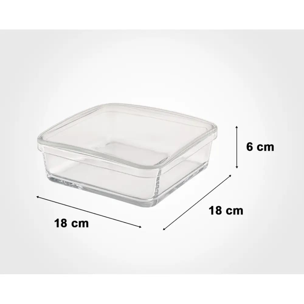 بیسکویت خوری شیشه ای دربدار لیمون 215400 — تصویر ۸