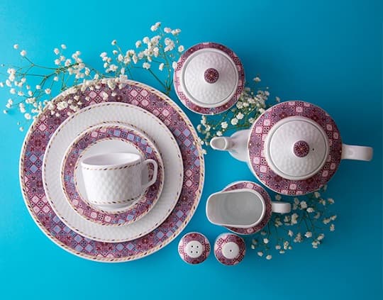 سرویس چینی 102 پارچه رادیانس توسکانی درجه عالی زرین — تصویر ۳