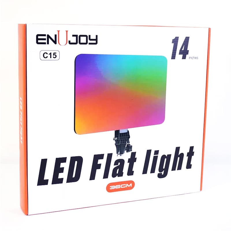 سافت لايت مستطيل افقي RGB 36CM C15 ENUJOY 14INCH