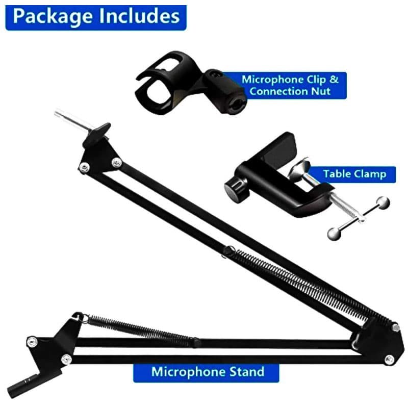 استند بازویی میکروفون استودیویی Professional Recording Microphone Stand — تصویر ۹