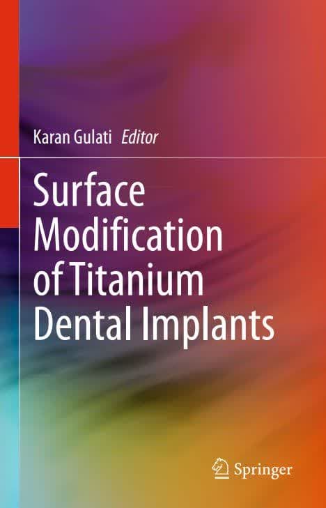 کتاب Surface Modification of Titanium Dental Implants – تصحیح سطوح ایمپلنت‌های دندانپزشکی تیتانیومی — تصویر ۲