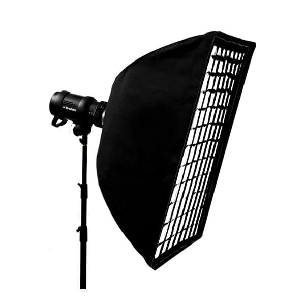 سافتباکس ۱۰۰×۷۰ زنبوری Softbox with Grid — تصویر ۲
