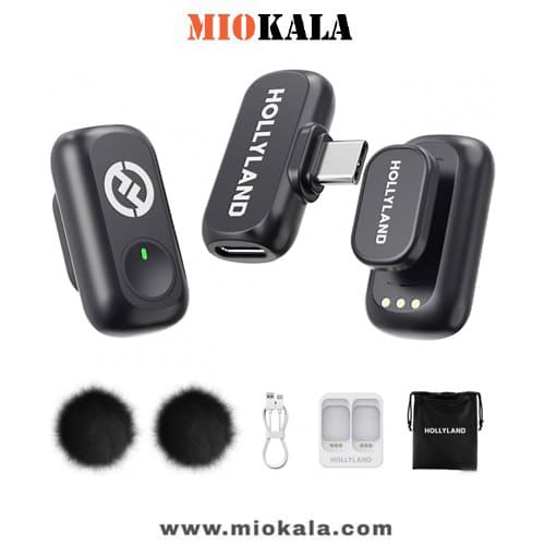 میکروفون یقه ای هالی لند HOLLYLAND LARK A1 Mini Duo — تصویر ۱۱