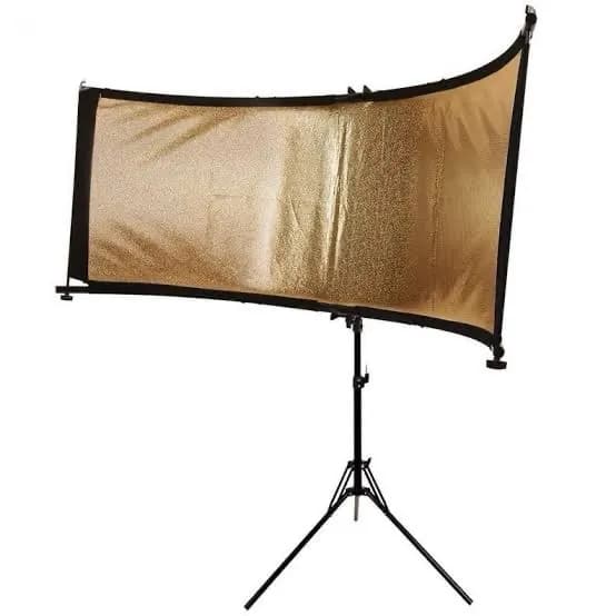 رفلکتور U شکل 50×100 با پایه حرفهای | مناسب میکاپ و تولید محتوا — تصویر ۵