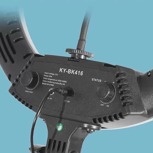 رینگ لایت Hero مدل KY-BK 416 همراه سه پایه و کیف — تصویر ۲