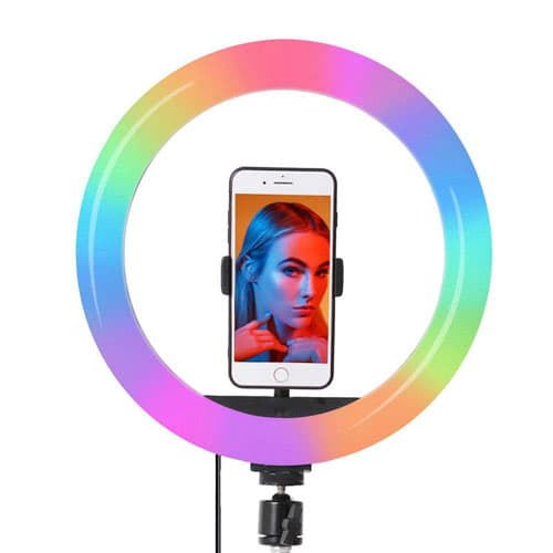 رينگ لايت RGB مدل MJ18 (سایز 18 اینچ) — تصویر ۴