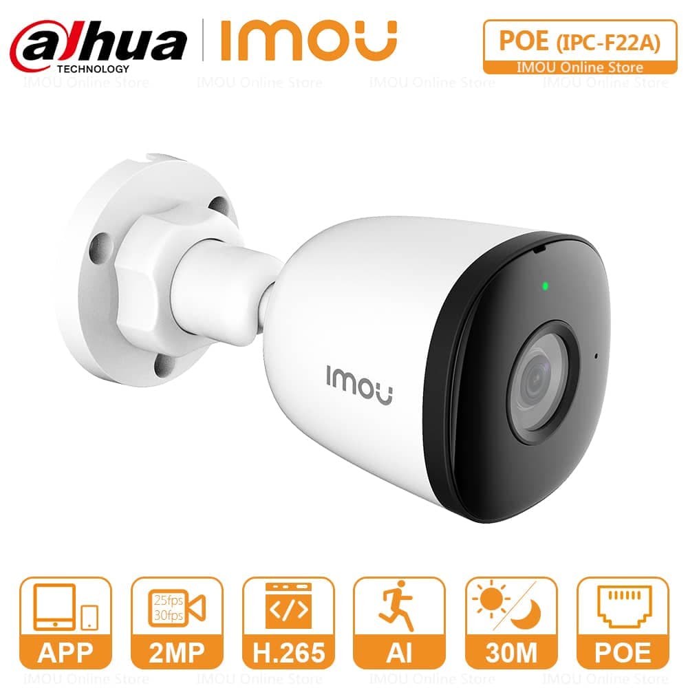 دوربین بیسیم بولت آیمو مدل IMOU Bullet 2E IPC-F22FP — تصویر ۹