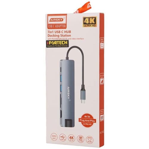 هاب 7 پورت USB C ایراسکای مدل 13LC — تصویر ۸