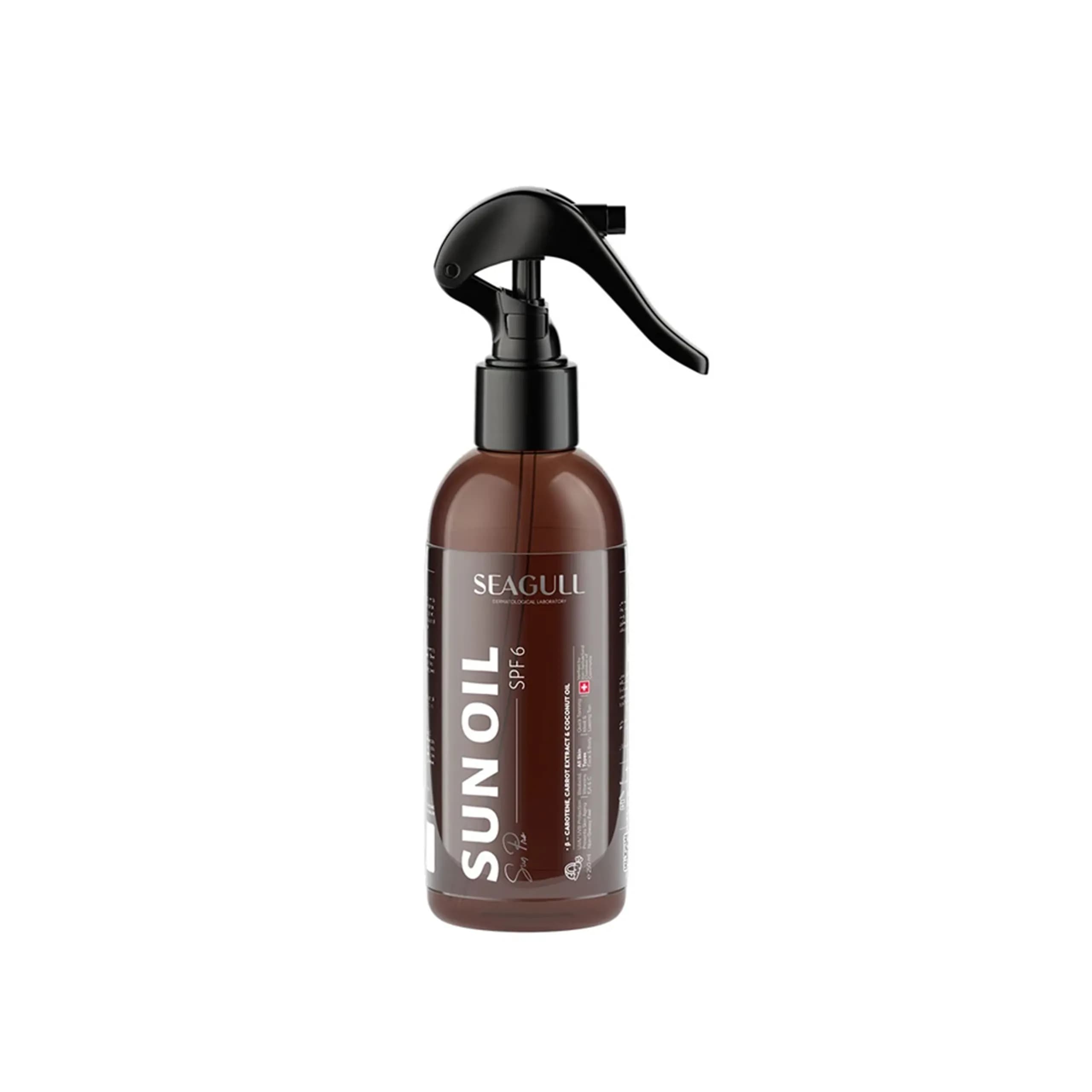 روغن برنزه کننده سی گل مدل ویتامینه با SPF6 حجم 250 میلی لیتر | seagull spf 6 sun oil