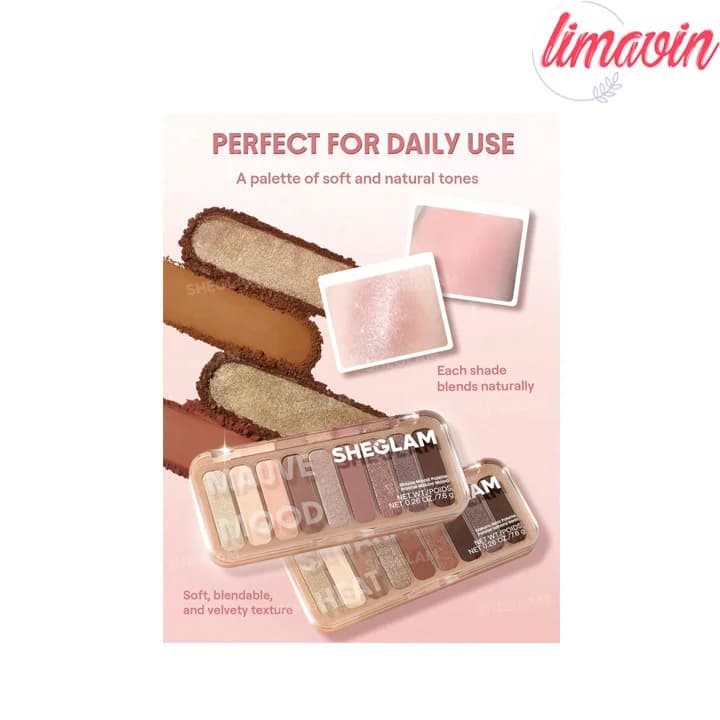 پالت سایه 9 رنگ شیگلم رنگ Peach Perfection — تصویر ۵