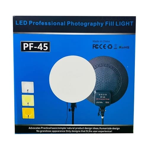 سافت لایت نور ثابت ال ای دی مدل Soft Light PF-45 همراه سه پایه — تصویر ۴
