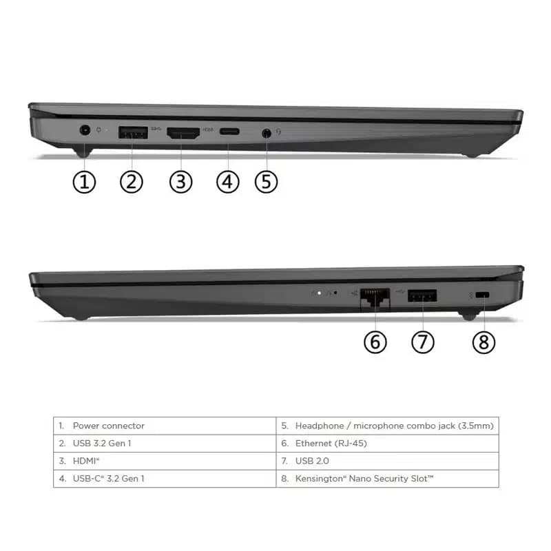 لپ تاپ 15.6 اینچی لنوو Lenovo V15 i5-13420H 16GB 256GB Intel UHD Graphics — تصویر ۲