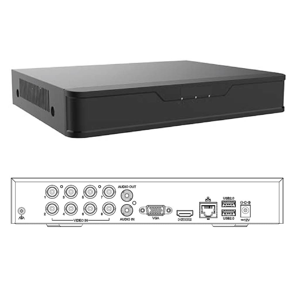 دستگاه ضبط تصاویر یونی ویو XVR301-08G3 — تصویر ۴