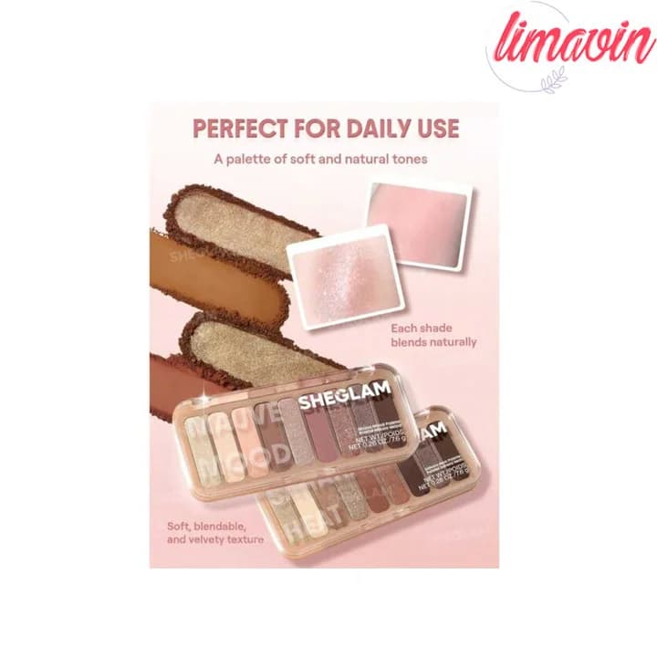 پالت سایه چشم 9 رنگ شیگلم مدل Mauve Mood Palette — تصویر ۱۲