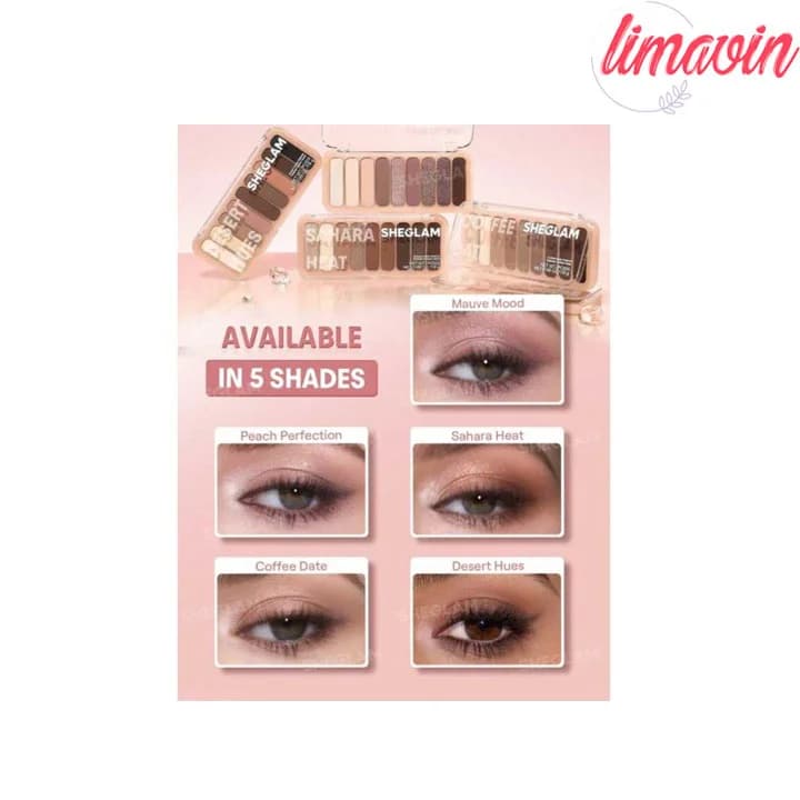 پالت سایه چشم 9 رنگ شیگلم مدل Mauve Mood Palette — تصویر ۱۱