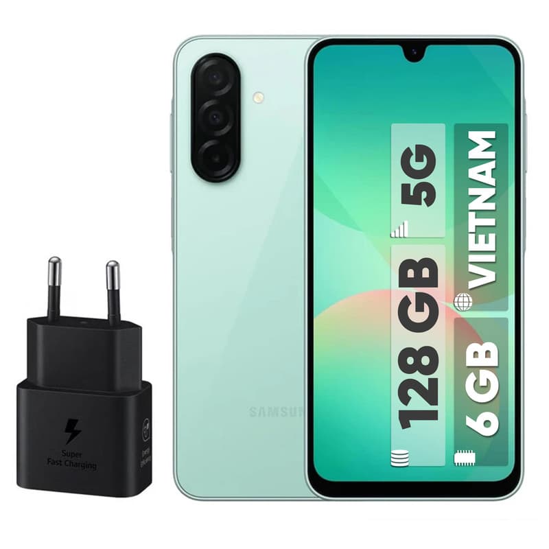 گوشی موبایل سامسونگ مدل Galaxy A26 دو سیم کارت ظرفیت 128 گیگابایت و رم 6 گیگابایت – ویتنام – به همراه شارژر 25 وات سامسونگ — تصویر ۹