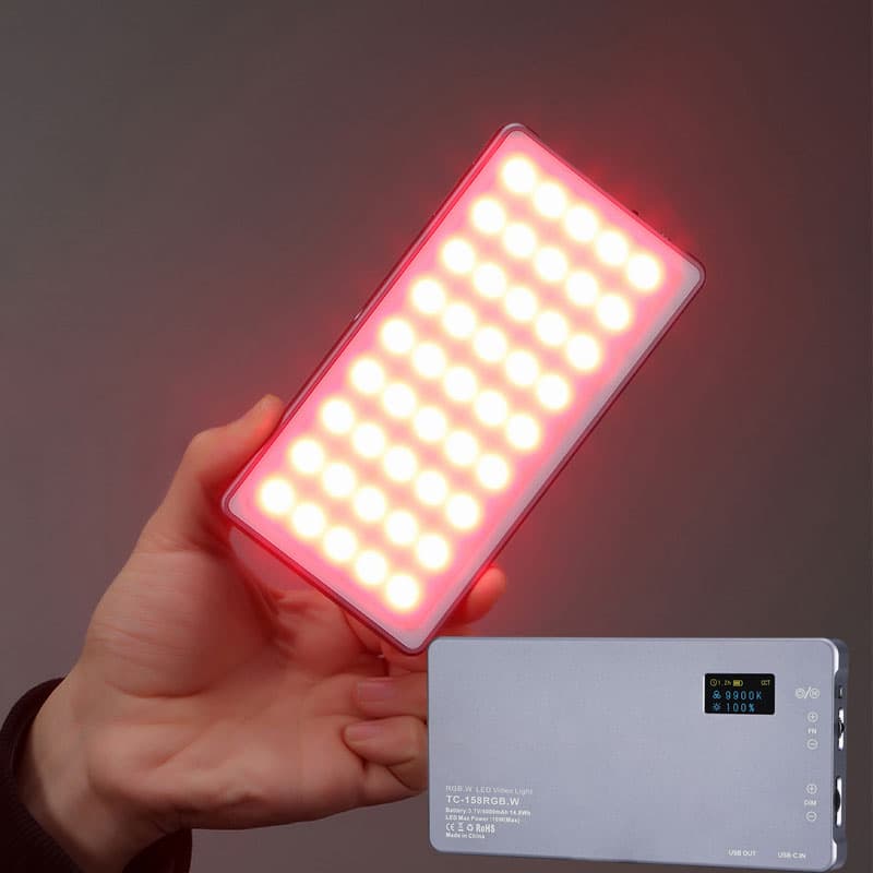 نور سر دوربین Enujoy JM35 RGB LED — تصویر ۱۰