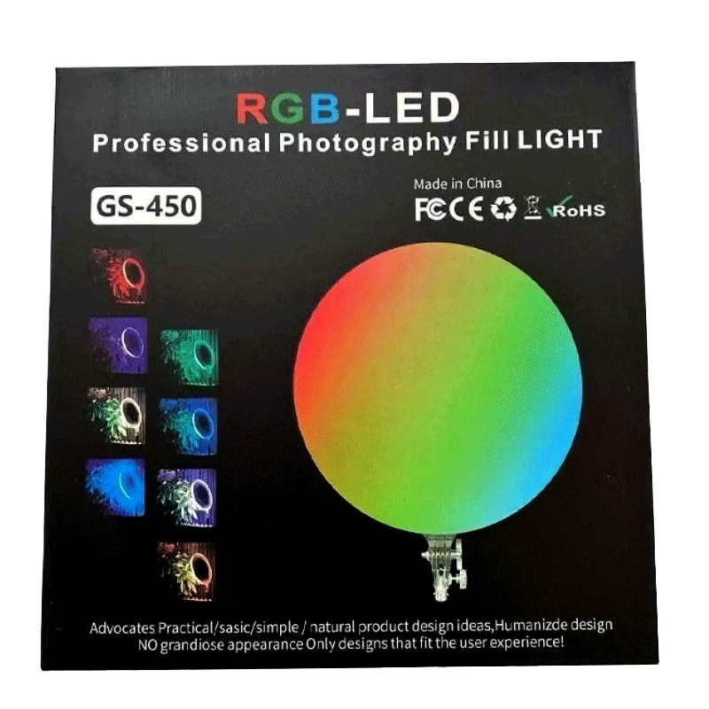 سافت لایت GS-450 RGB LED | نور RGB برای تولید محتوا و استودیو — تصویر ۱۲