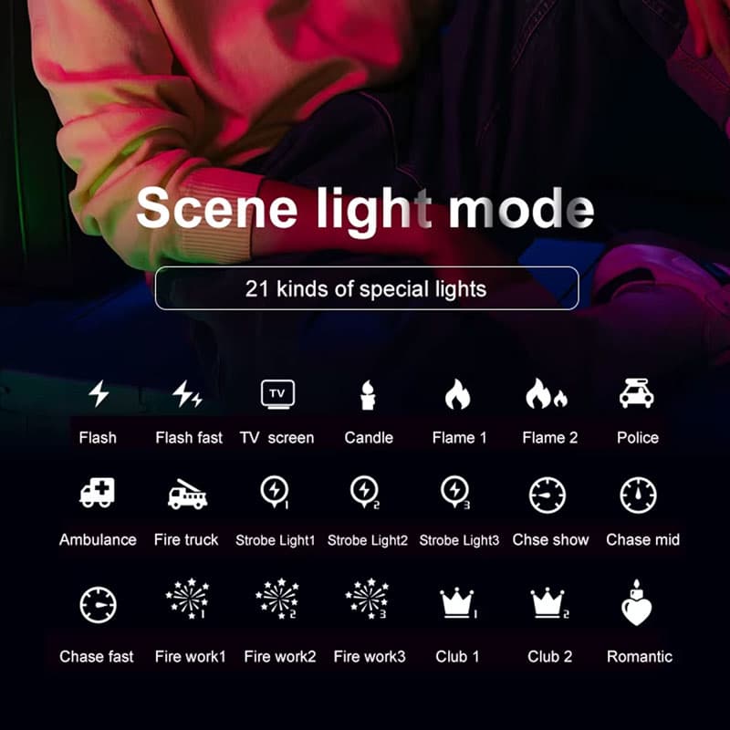 نور باتومی Septa J60 RGB LED — تصویر ۶