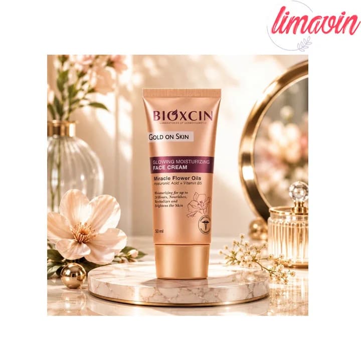 کرم درخشان کننده و مرطوب کننده صورت بیوکسین مدل Gold On Skin حجم 50 میلی لیتر — تصویر ۲