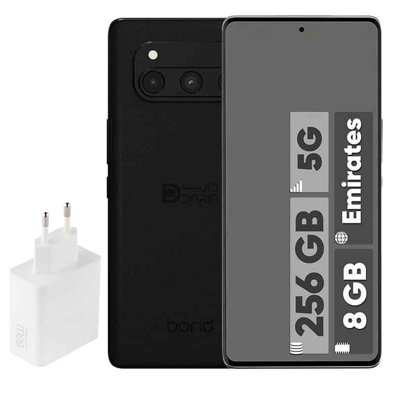 گوشی موبایل داریا مدل bond 5G دو سیم کارت ظرفیت 256 گیگابایت و رم 8 گیگابایت – نسخه امارات – به همراه شارژر 66 وات داریا