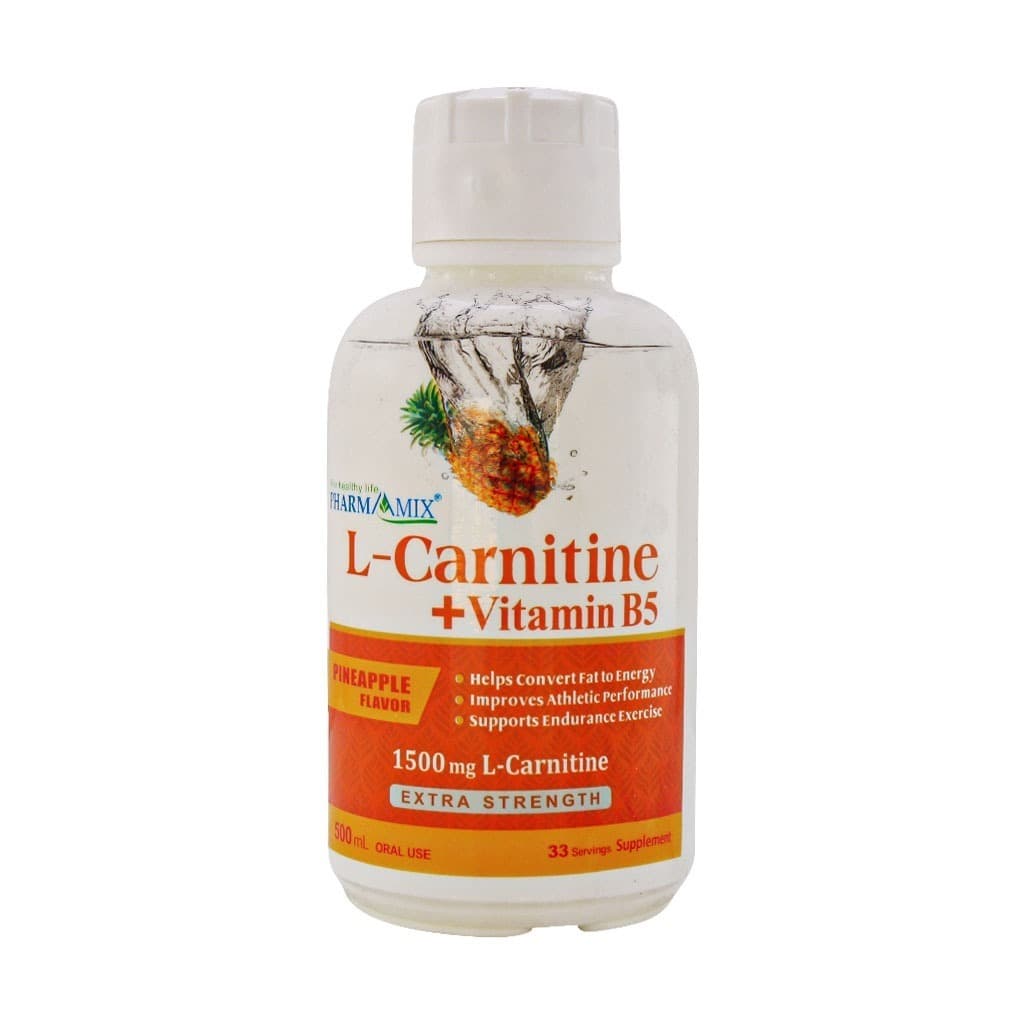 محلول ال کارنیتین و ویتامین ب5 فارمامیکس | Pharmamix L Carnitine And Vitamin B5 Oral Use 500 ml — تصویر ۴