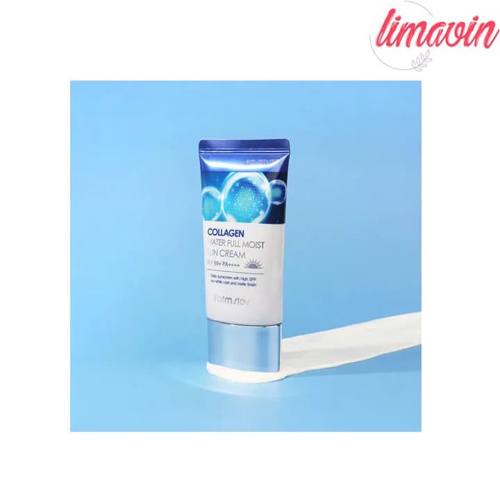 کرم ضد آفتاب بدون رنگ فارم استی SPF 50 مدل Collagen Water مناسب انواع پوست وزن 50 گرم — تصویر ۲