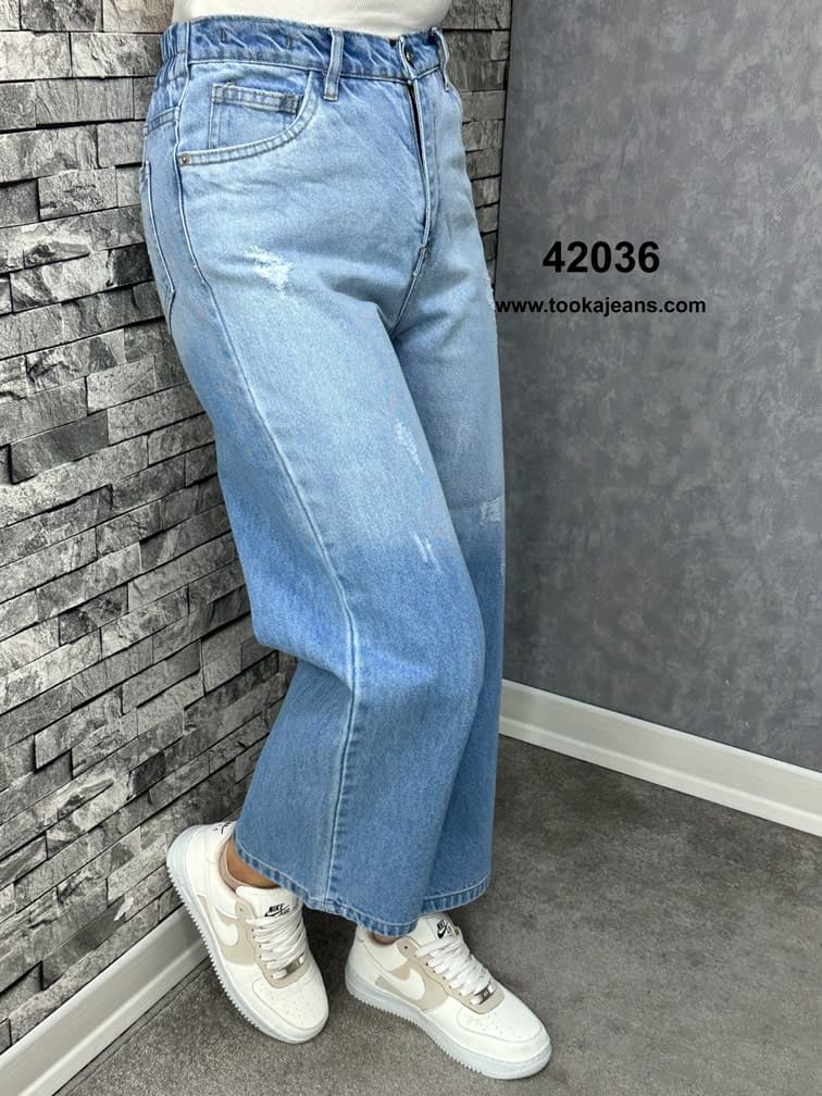 شلوار وایدلگ روشن42036 — تصویر ۳