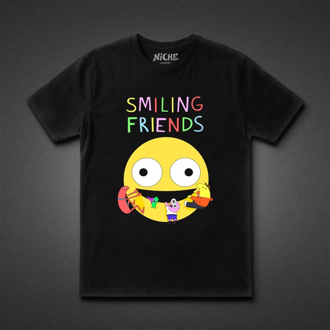 تیشرت Smiling Friends طرح Smiling Logo — تصویر ۳