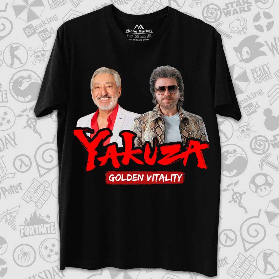 تیشرت Yakuza طرح Yakuza Golden Vitality — تصویر ۲