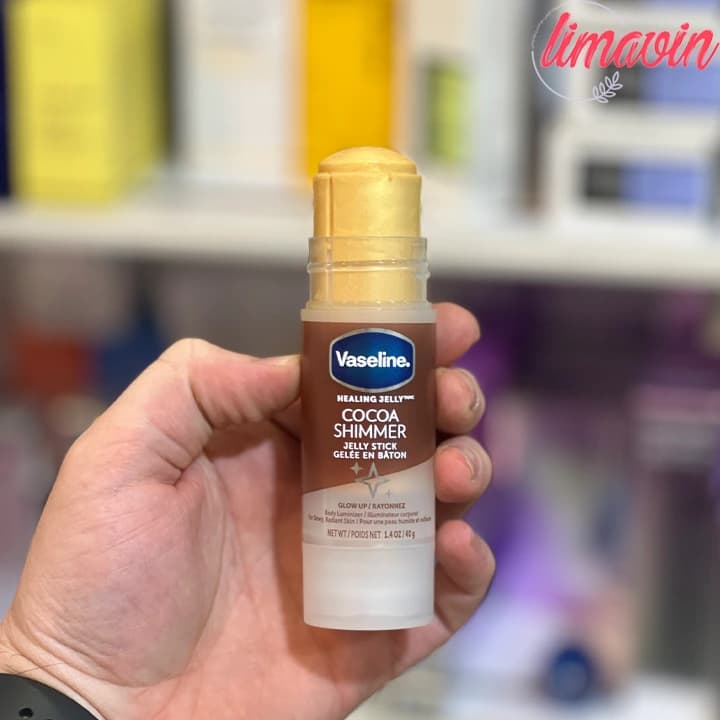 شیمر استیکی وازلین مدل Cocoa Shimmer حجم 40 گرم — تصویر ۳