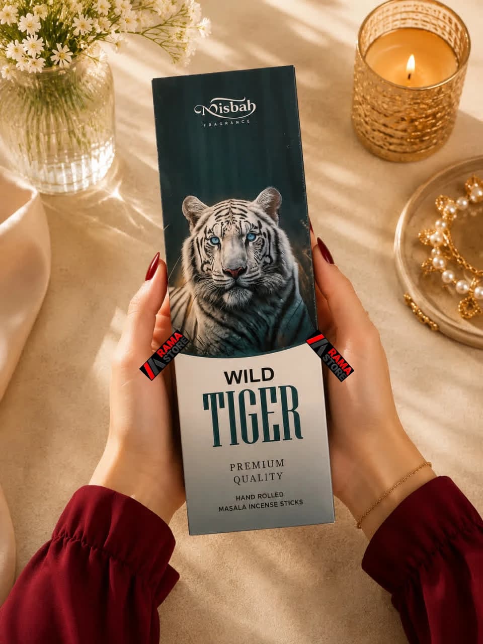 عود دستساز ببر وحشی( Wild Tiger) برند مصباح(Misbah)