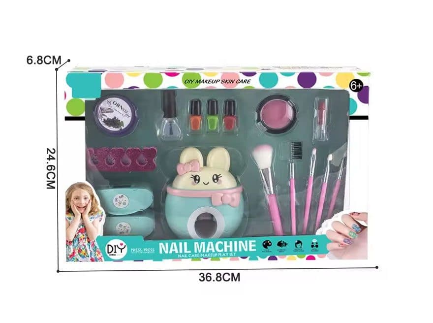 استمپر ناخن اسباب بازی با لوازم آرایشی Nail care makeup play set — تصویر ۲