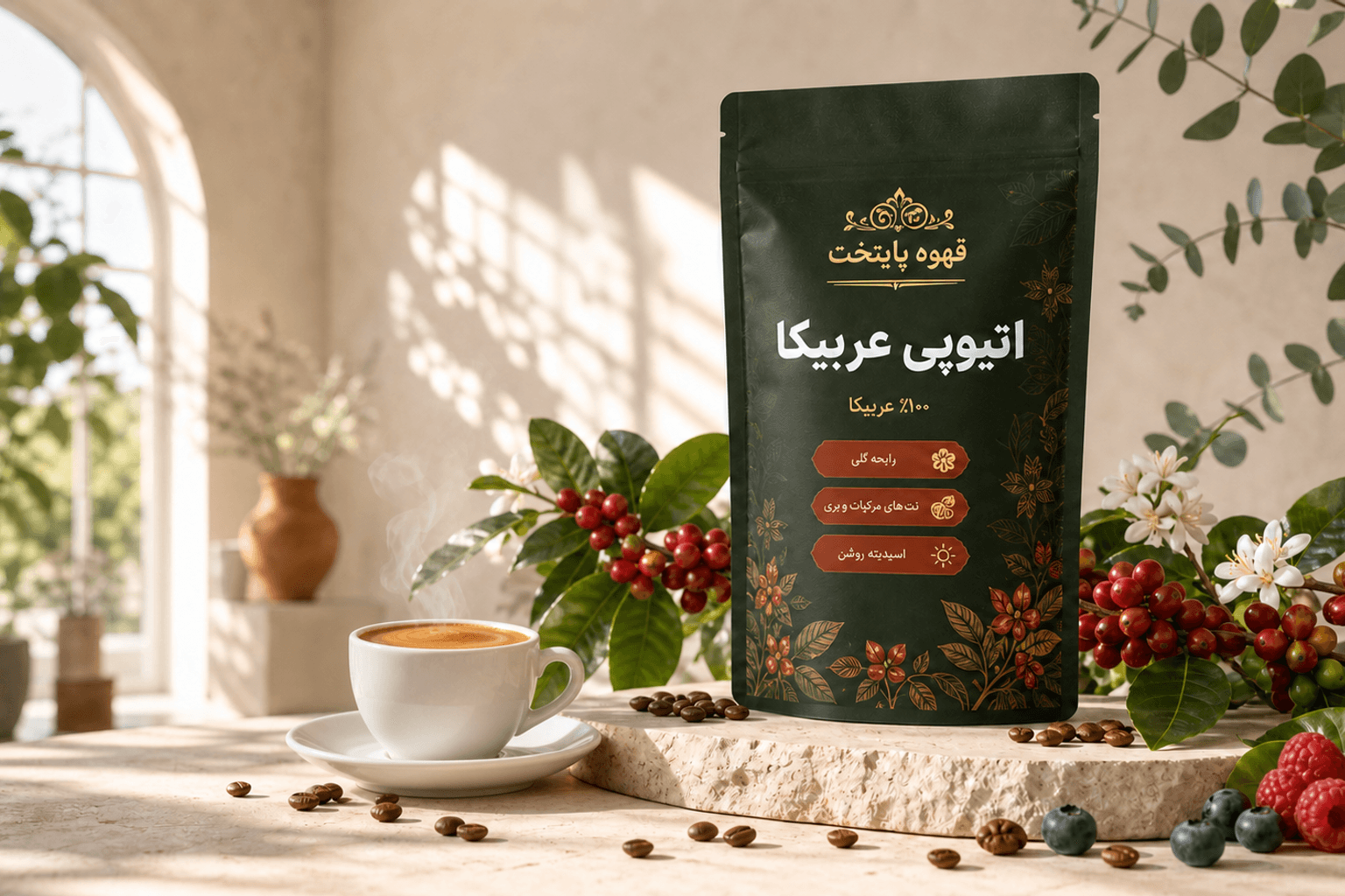 قهوه اتیوپی عربیکا | ظرافت در عطر و طعم