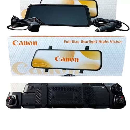 دوربین آینه ای ثبت وقایع خودرو 4لنزه وای فای دار لمسی canon مدل PS-CA4L