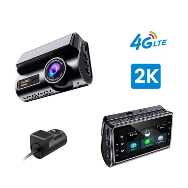 دوربین ثبت وقایع خودرو دولنز 2K وایفایدار سیمکارتی جیپیاس دار مدل PS-GP2K — تصویر ۵