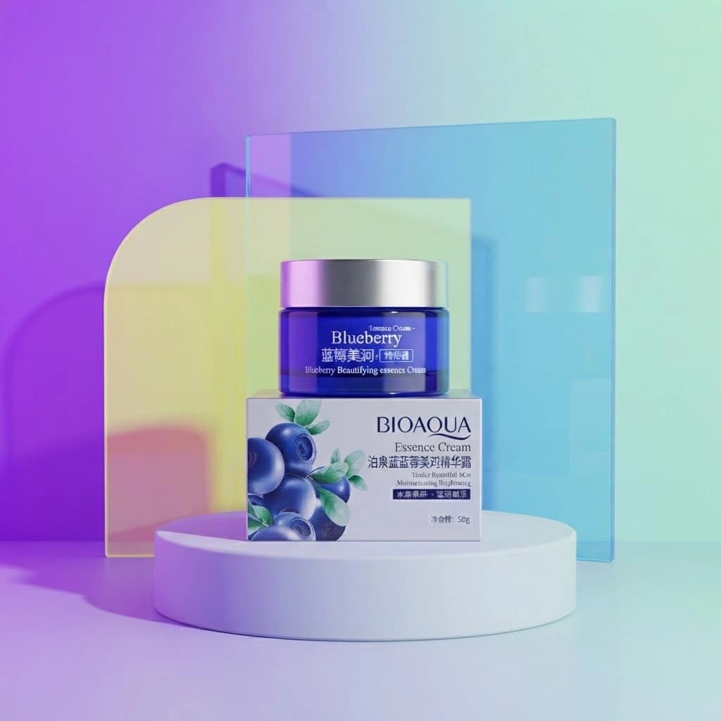 کرم آبرسان بلوبری BIOAQUA جوانساز و روشن کننده