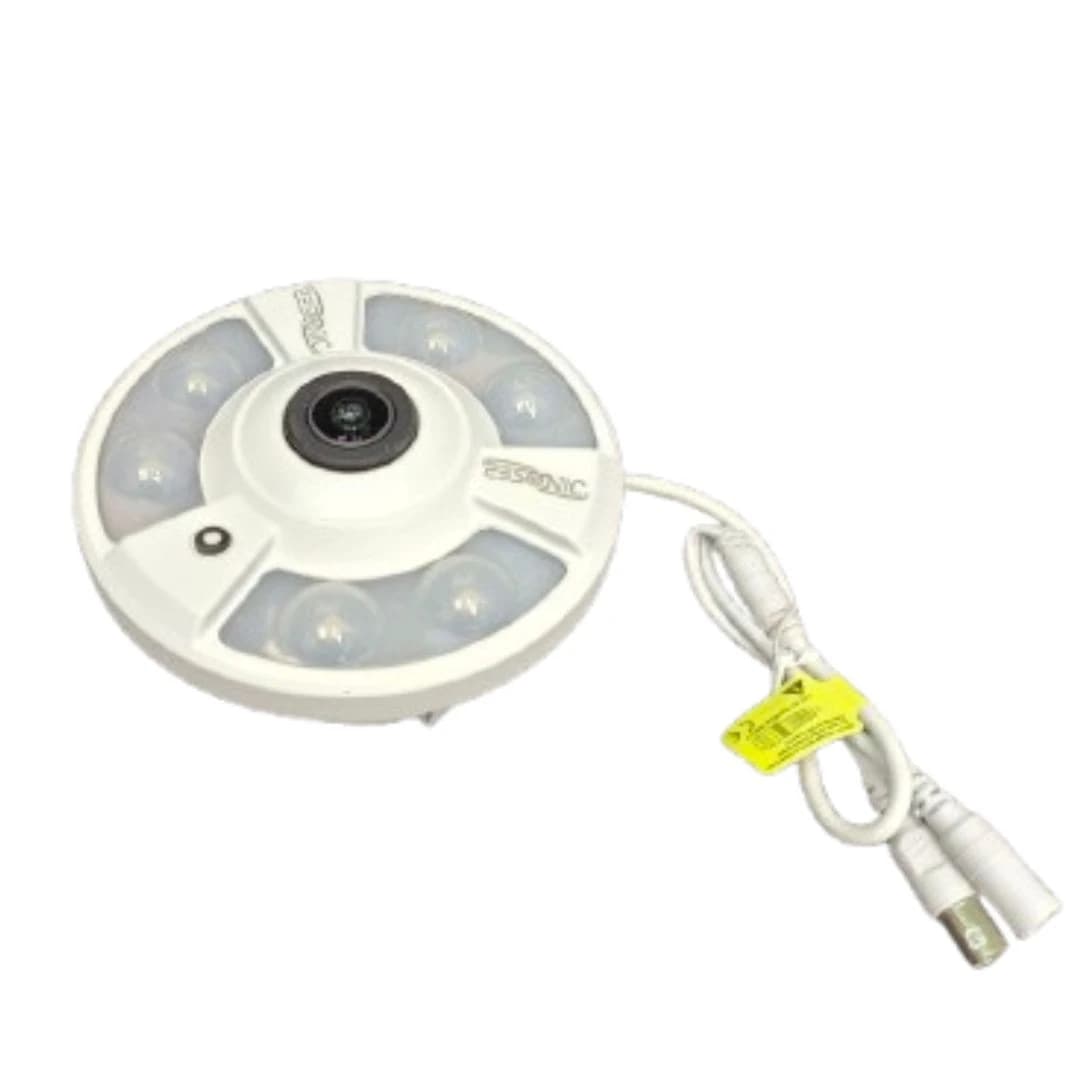 دوربین 2مگاپیکسلی چشم ماهی AHD وارملایت دید در شب رنگی میکروفون دار مدل PS-AHD223FE — تصویر ۲