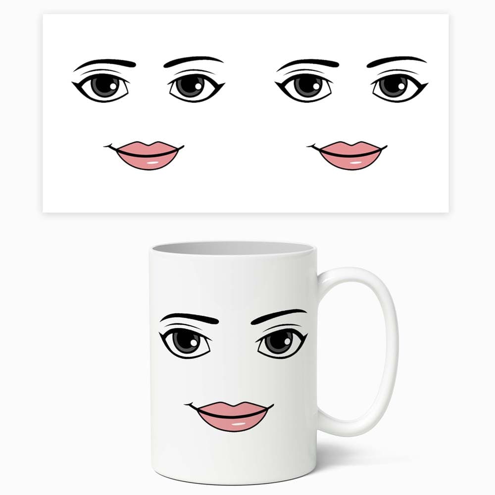 ماگ Roblox طرح The Female Face — تصویر ۲