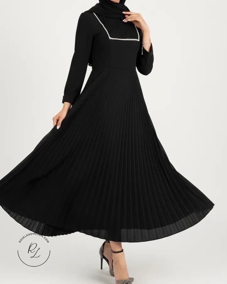 پیراهن زنانه میدی – مدل پاریس — تصویر ۱۱