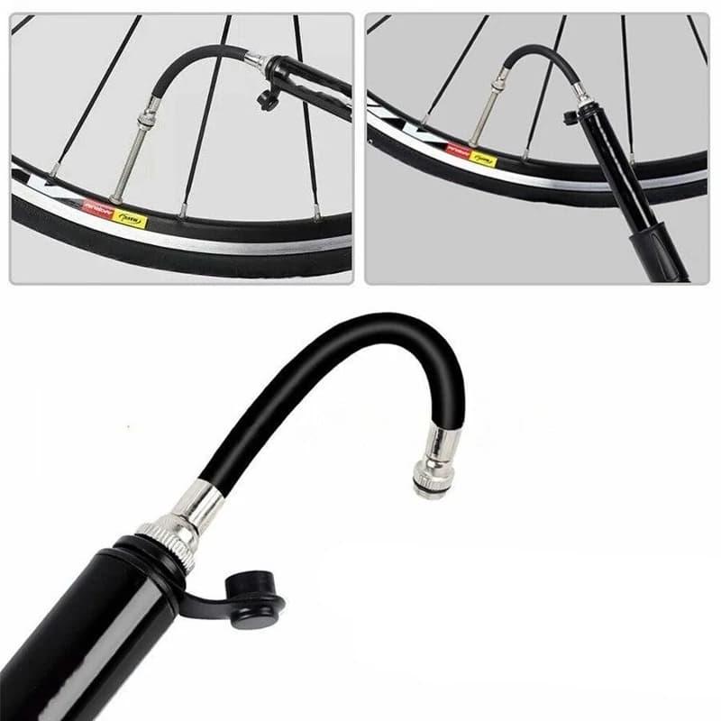 تلمبه دوچرخه شیلنگ دار Mini bicycle Hand Pump — تصویر ۱۱