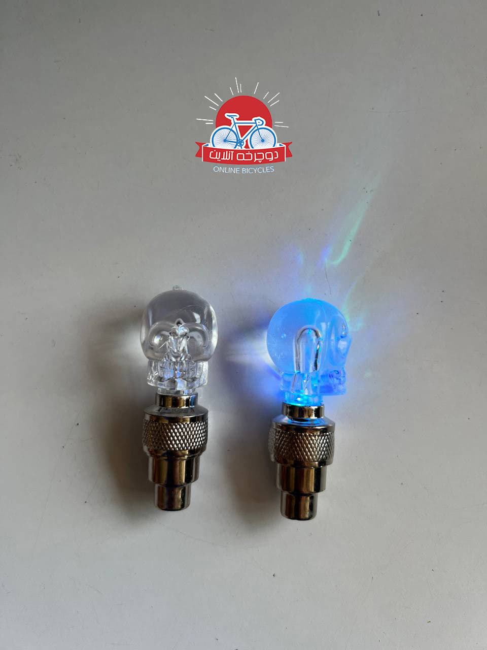 سر والف چراغ دار led طرح اسکلت — تصویر ۳