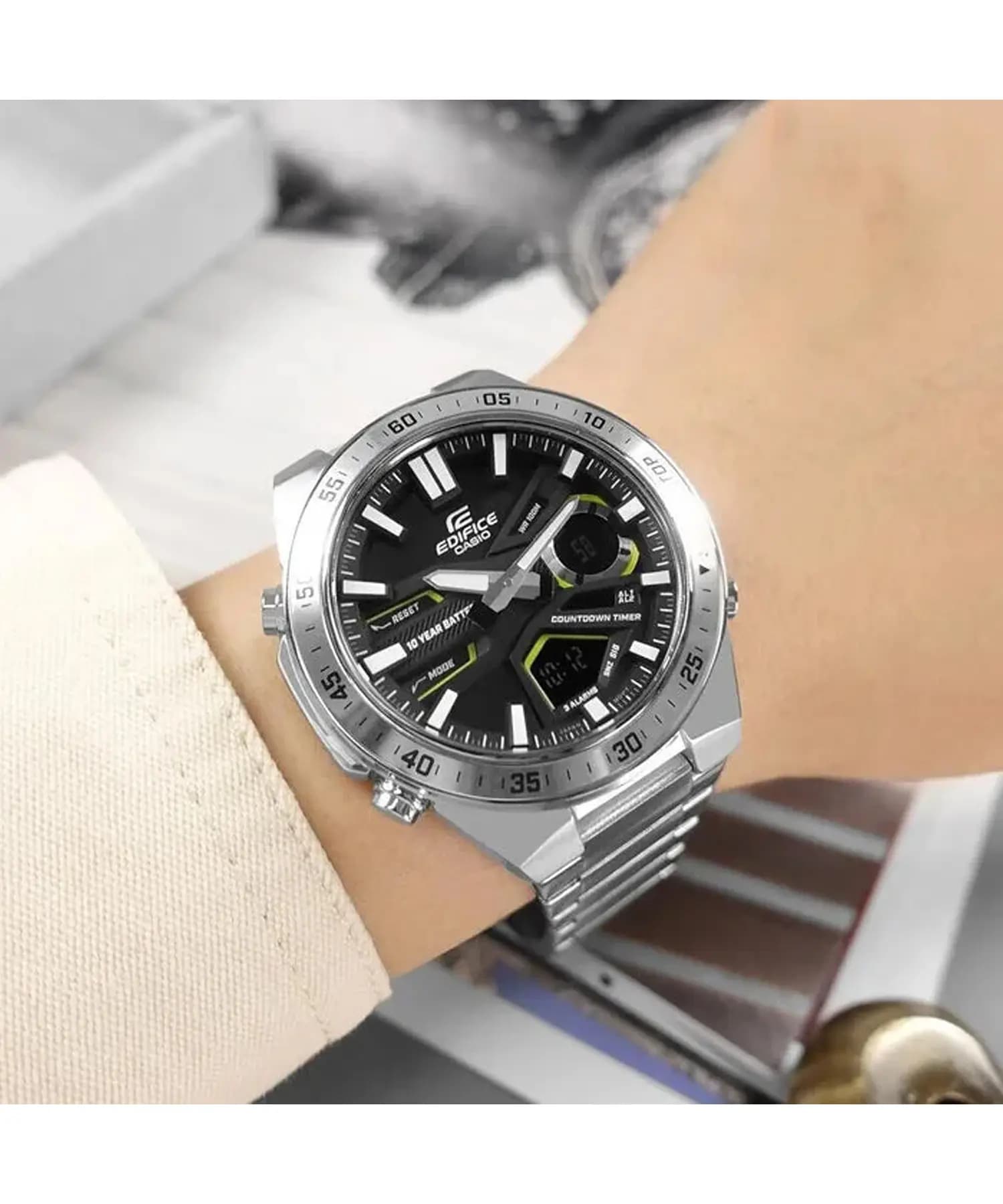 ساعت مچی مردانه کاسیو (CASIO) ادیفایس EFV-C110D-1A3VDF — تصویر ۱۰