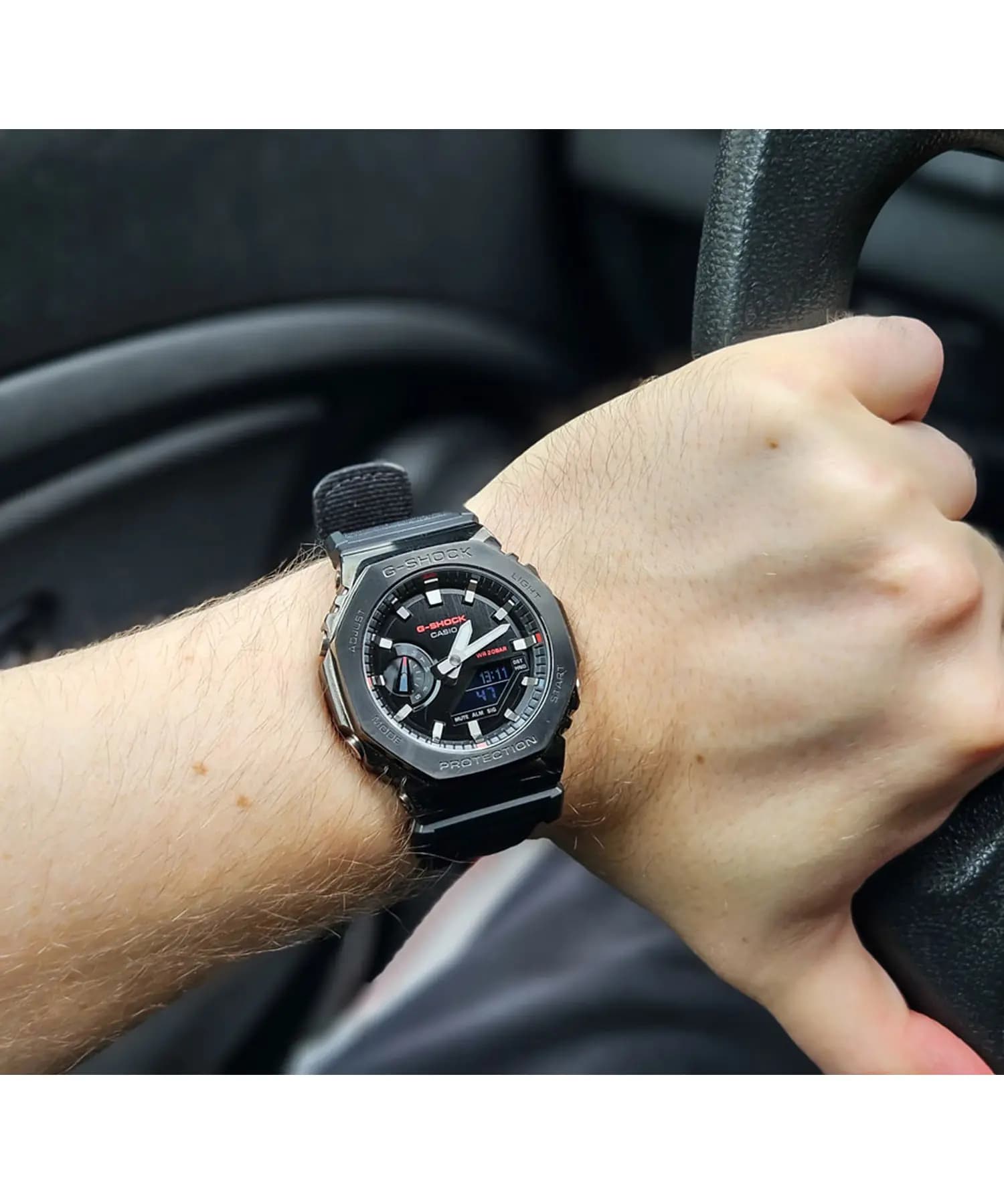 ساعت مچی مردانه کاسیو (CASIO) جی شاک GM-2100CB-1ADR — تصویر ۱۲