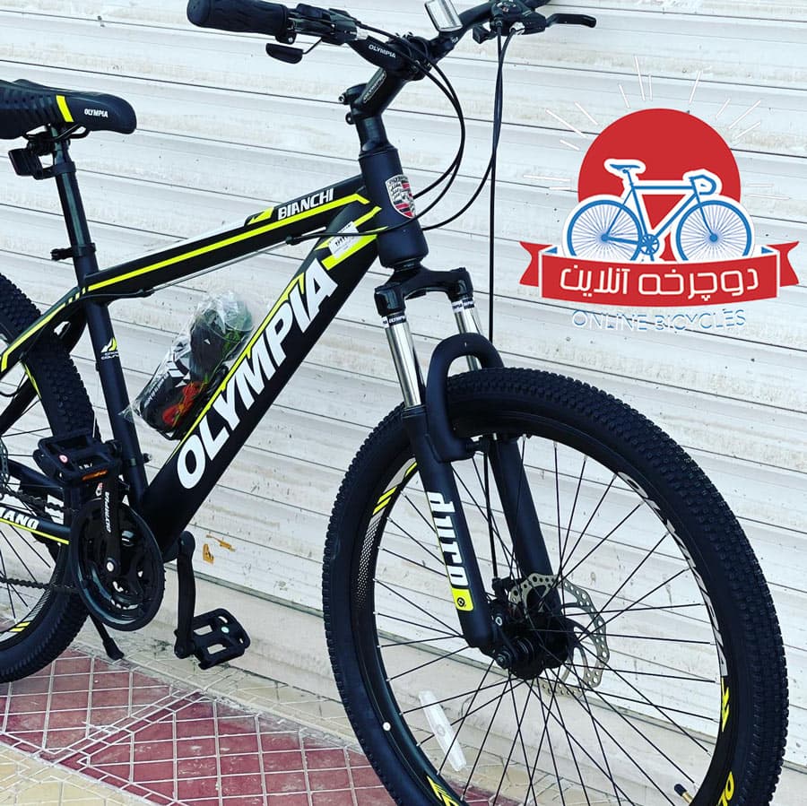دوچرخه المپیا مدل بیانچی Bianchi سایز 26 — تصویر ۴